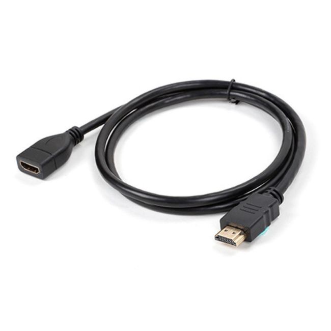 HDMI Јавен до женски продолжен кабел со висока дефиниција